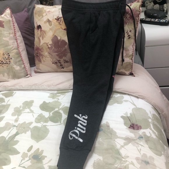 Victoria secret pink bling skinny joggers - Picture 6 of 7